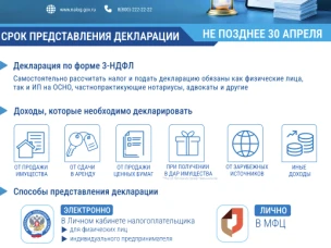 Декларационная кампания-2026 по декларированию доходов физических лиц, полученных в 2025 году
